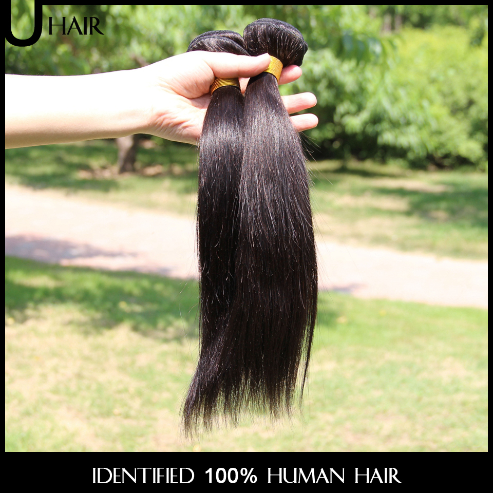 Brazilian Virgin Hair Straight Remy Human Hair Weave Cheap 5 PCS Natural Black Virgin Brazilian Straight Hair Human Bundle 1SE01