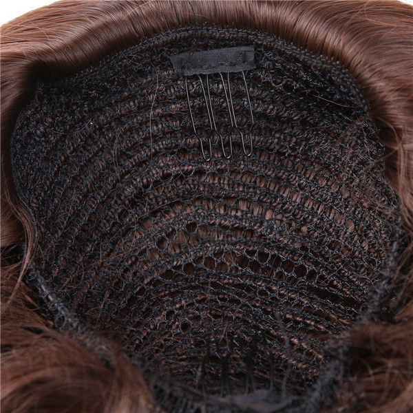 1 пк синтетический волос шиньон булочки парики естественная прямой волосы частей Fast кольцо бун расширение жаропрочный шиньоны Q9