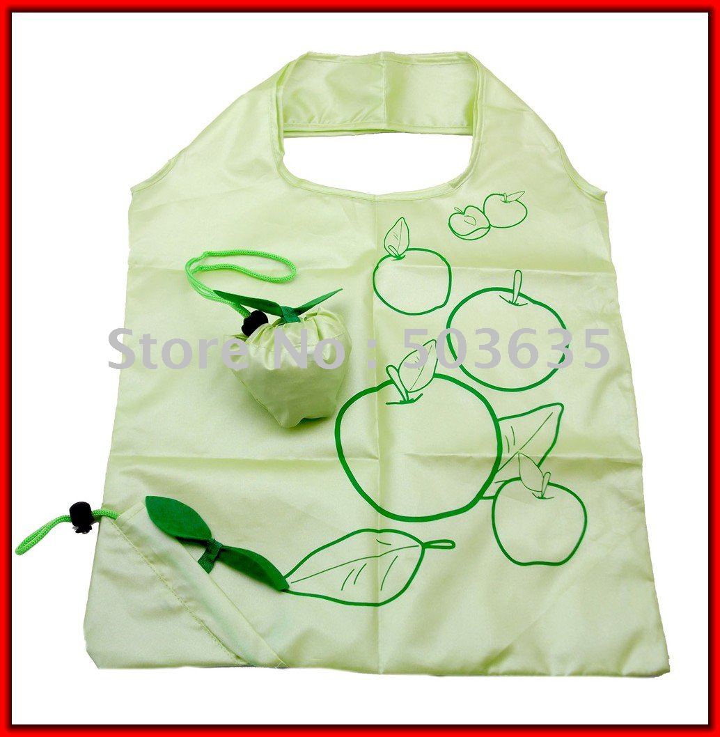 Buy Free Shipping 500pcs/Lot Foldable Apple Shopping