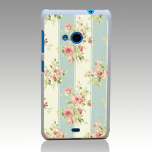 vintage floral love is flower Hard White Case for Nokia Microsoft Lumia 535 630 640 640XL 730 Phone Cover Back