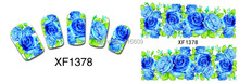 Nail Art 25Sheets Lot Flower Full Nail Art Water Sticker Beauty Colorful Nail Water Transfer Sticker