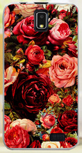 2015 Phone Bag For Lenovo A328 A328t Beautiful Flower Design Painted Hard Black Cover Case Rose