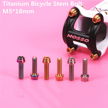 Cycling Bike Stem Bolt M5*18mm Titanium Alloy Bicycle Part Road Bike Stem screws 4pcs/6pcs