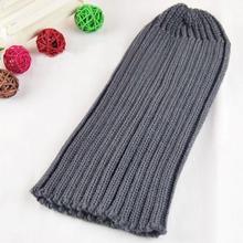 Unisex Men Hip Hop Warm Winter Wool Knitted Ski Beanie Skull Slouchy Cap Hat Hot