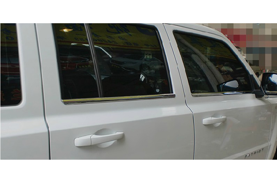 Hot 4Pcs ABS Chrome Window Trims Molding Sill For Jeep Patriot 2011-2014  [QP987]