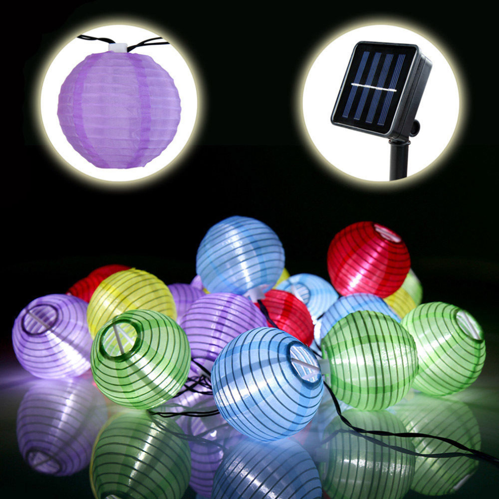 30 LEDs Solar Fairy Lantern String Lights Garden Xmas Party Decor Lamp Worldwide Store 30 LEDs Solar Fairy Lantern String Lights Garden Xmas Party Decor Lamp Worldwide Store