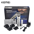 kemei KM 9801 Hair Clipper Aluminum Alloy Rechargeable Electric Hair Trimmer Hair Removal Hair Cutting Machine