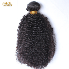 Afro Kinky Curly Hair 6A Grade Unprocessed Mongolian Kinky Curly Virgin Hair Weaves 1pc lot 55g