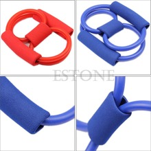 Y92 New Hot 1PC Workout Exercise Yoga 8 Type Resistance Bands Fashion Body Building Fitness Equipment