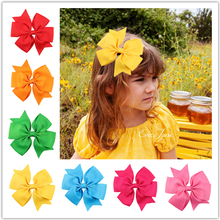 Baby Girls Flower Headbands Dovetail Hair Clip Bowknot Headwear Kids Hair Accessories 2015 New Fashion Style Hot Sell W098