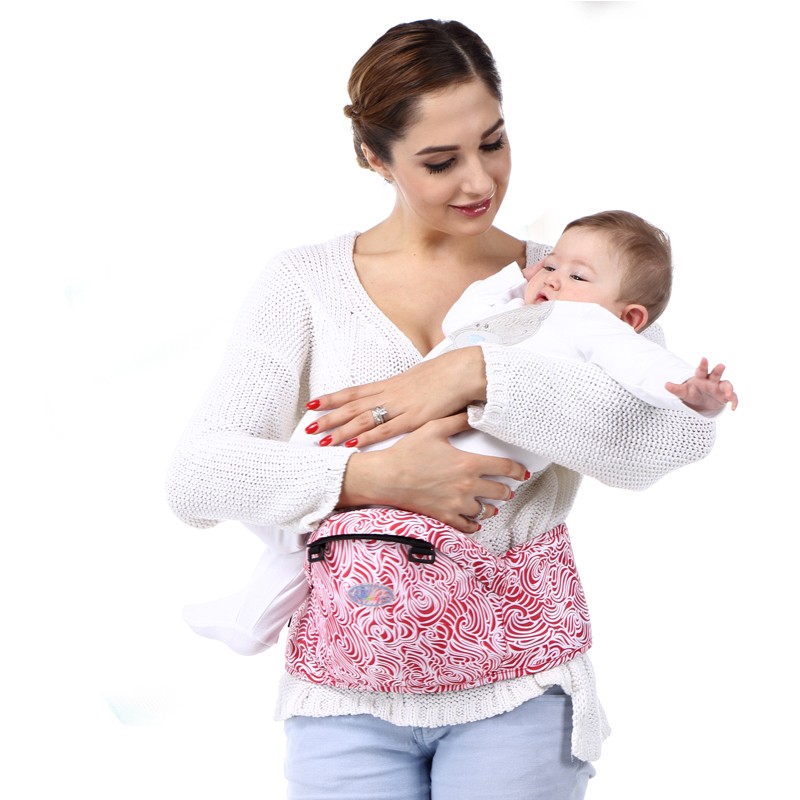 2016 New Baby Carrier Baby Hipseat Belt Sling Breathable Baby Backpack Infant Hip Seat Double-shoulder Stool Baby Carrier (6)