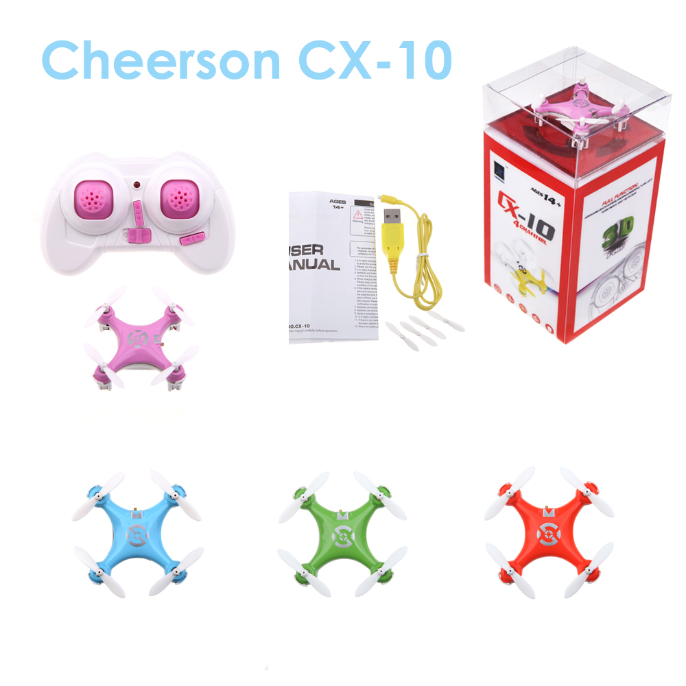 New-Cheerson-CX-10-mini-drone-RC-Quadcopter-2-4G-4CH-6-Axis-LED-RC-Helicopter