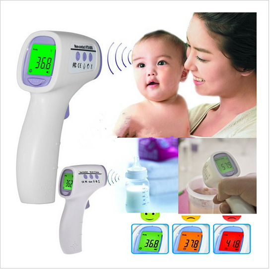 Free Shipping NEW Baby/Adult Digital Multi-Function Non-contact Infrared Forehead Body Thermometer gun Digital Baby Thermometer
