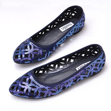 Women’s Sandals 2016 Summer Fashion Summer Shoes Women’s Sandals Pointed Toe Flat Heel Casual Cut-Outs Shoes Free Shipping