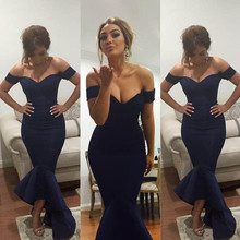 2016 Hot Sale Sweetheart Off The Shoulder Long Prom Dresses Sexy Backless Mermaid Evening Dresses Vestido De Festa