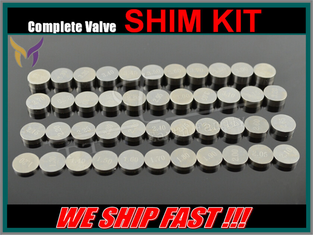 Free Shipping Hot Sale Motorcycle Engine Parts Adjustable Vale Pad Shims 9 48 mm Complete Valve
