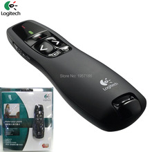Logitech Wireless Presenter R400 2.4GHz Mini Red Laser Pointer Presenter PPT Puntero Laser Presentaciones