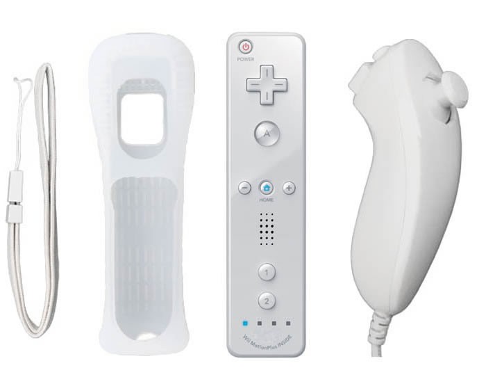 Remote and Nunchuk Controller for Wii