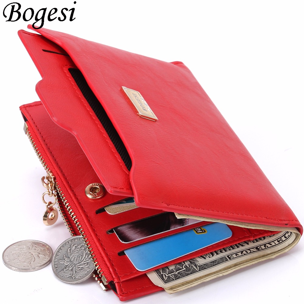 with Coin Bag zipper new 2016 women wallets brand purses female thin wallet passport holder ID ...