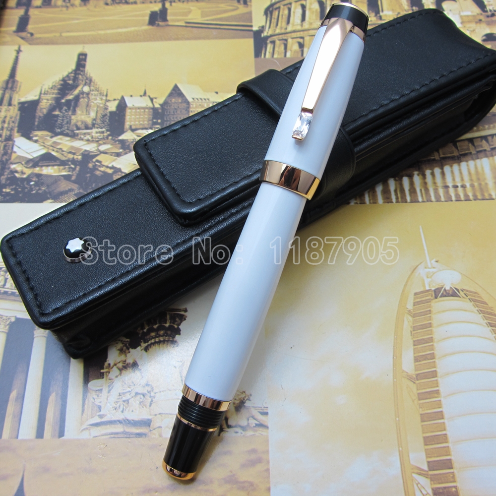 ... -free-Two-mb-refill-Pen-bag-new-luxury-Bohemia-white-gold-roller.jpg