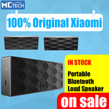 Free Shipping 100% Original Xiaomi Mi Bluetooth Speaker Box Portable Wirelee Square Sound Box Speaker for Smartphone PC Computer