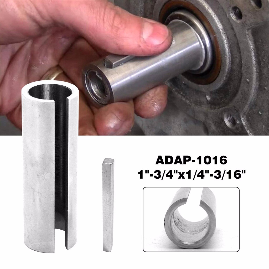 3/4 to 1 inch W/Step Key Gas Engine Pulley Crank Shaft Sleeve Adapter