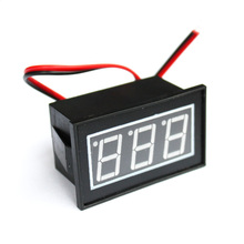 Waterproof 12V Red LED Digital Car Auto Voltmeter Motorcycle Battery Monitor Free shipping