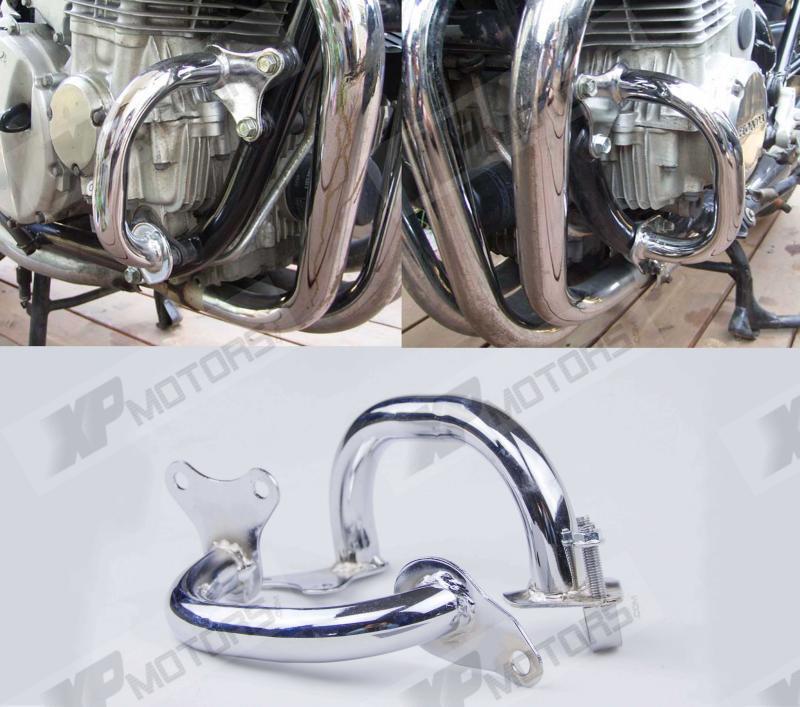 Motorcycle engine guard for honda