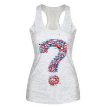 WOMENS Digital Print Blouse Gothic Punk Club Street Style T Shirt Top Vest