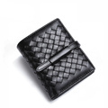 Fashion Knitting Top Layer Sheepskin Wallet Women 2016 New Trendy Genuine Leather Samll Purse High Quality