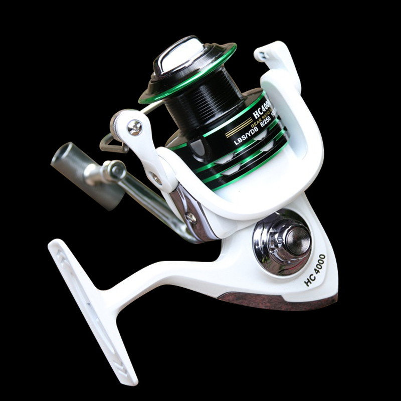 Aluminium alloy spool Fishing Reel 5.1:1 Metal Spinning Fishing Reel 13BB Carp Bass Fishing Tackle HC1000-7000 series