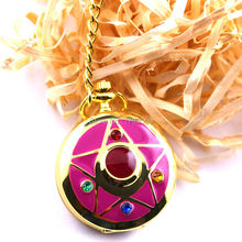 New Arrival Hot Sale Anime Series Accessory Sailor Moon Usagi Tsukino Pocket Watch 2 Colors High