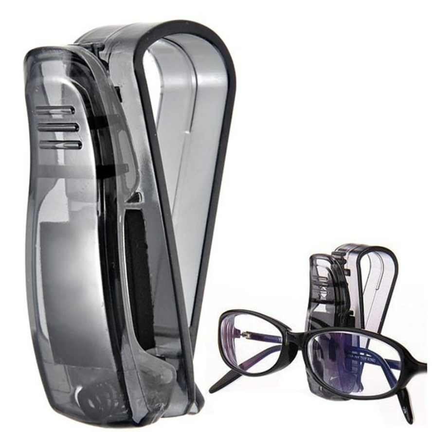 New Car Vehicle Sun Visor Sunglasses Eyeglasses Glasses Ticket Receipt Card Ticket Clip Storage Holder Accessories