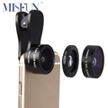 Universal Clip On Camera Lens Kit 0 36X Super Wide Angle 15X Macro Lens 195 Fisheye