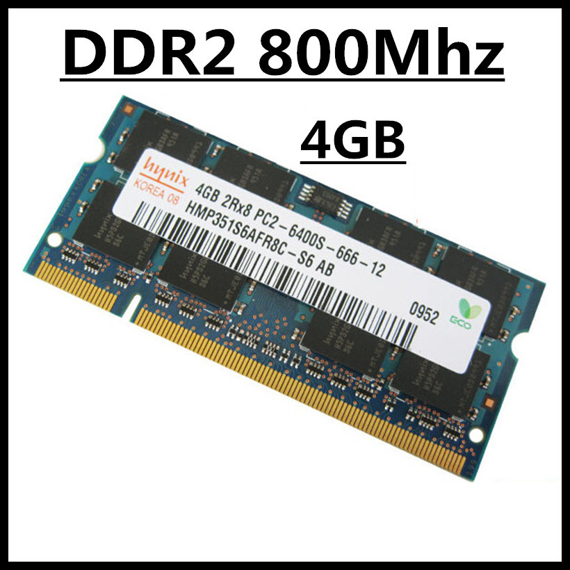laptop memory ddr2 ram 4gb 800mhz pc2 6400s sodimm laptop memory ddr2 ram 4gb 800mhz pc2 6400s sodimm
