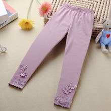Toddler Kids Girl Baby Butterfly Cotton PantsStretch Warm Leggings Trousers