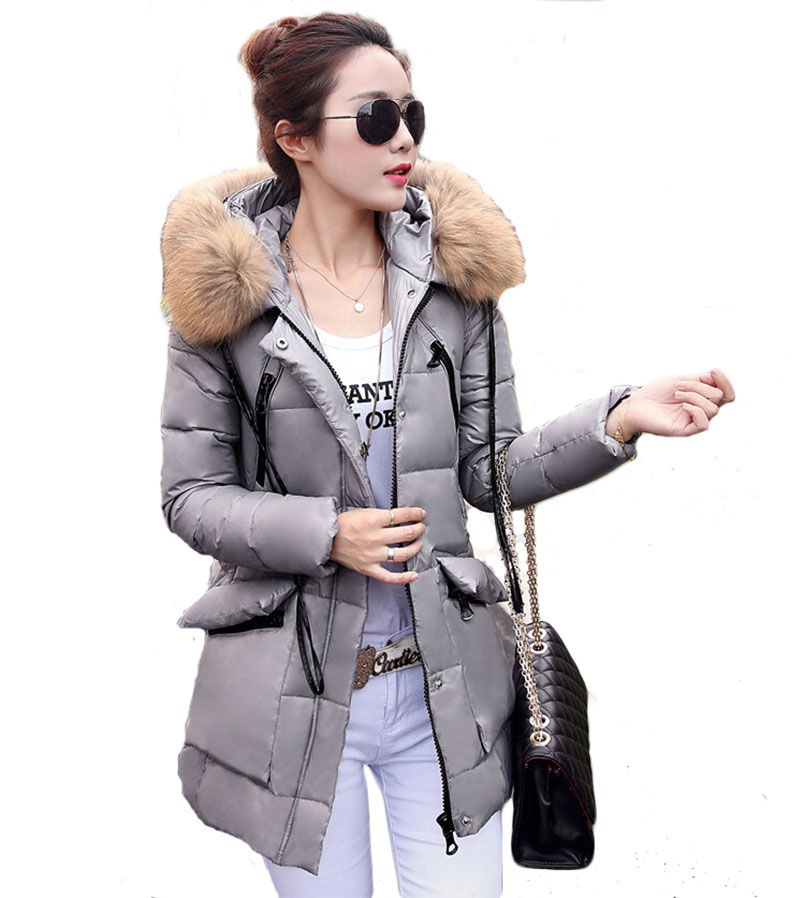 2015 winter women jacket long sections coat down C...