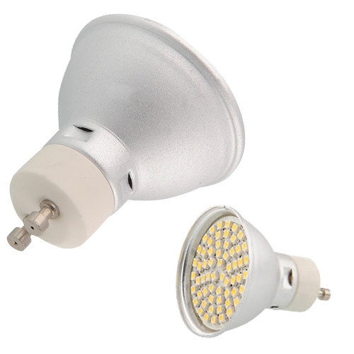 GU10 80 SMD 9W 220V LED Spot Light Lamp Warm White Bulb Energy Saving 800Lm Free Shipping