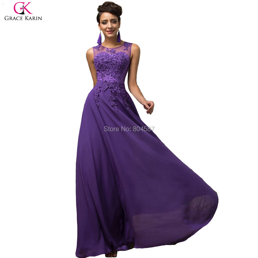 ... -Vestido-Chiffon-Sleeveless-Pink-Purple-Prom-Dress-Women-Formal.jpg