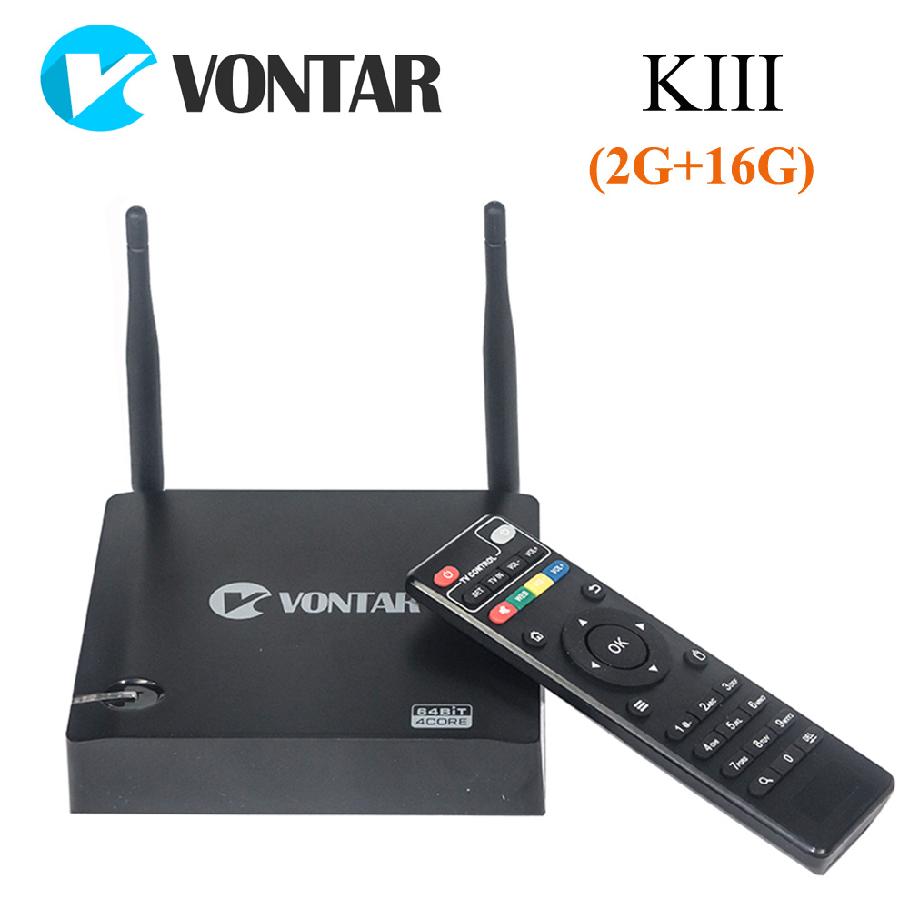 [Genuine] VONTAR KIII Android 5.1.1 TV Box 2GB/16GB K3 Amlogic S905 2.4/5G Dual Wifi 1000M Gigabit LAN BT4.0 UHD 4K 3D KODI