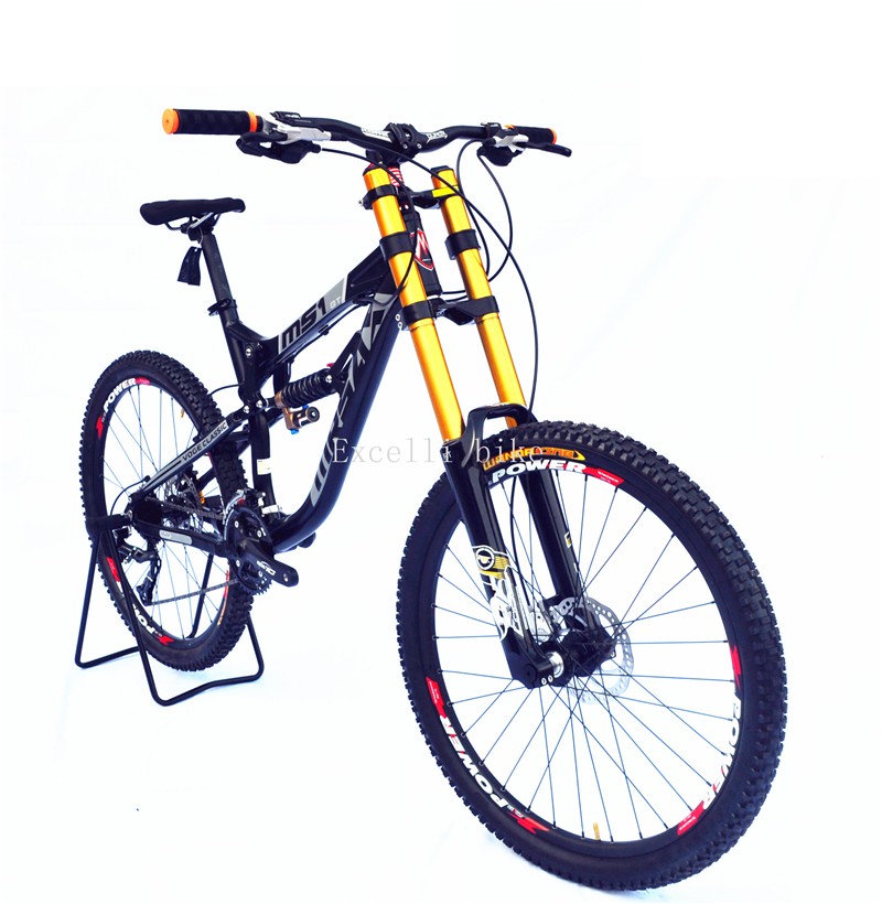 Bicicleta SHIMANO M455 Oil suspension Aluminium Alloy Soft-tail Frame Full Suspension Downhill Mountain Bikes 2602