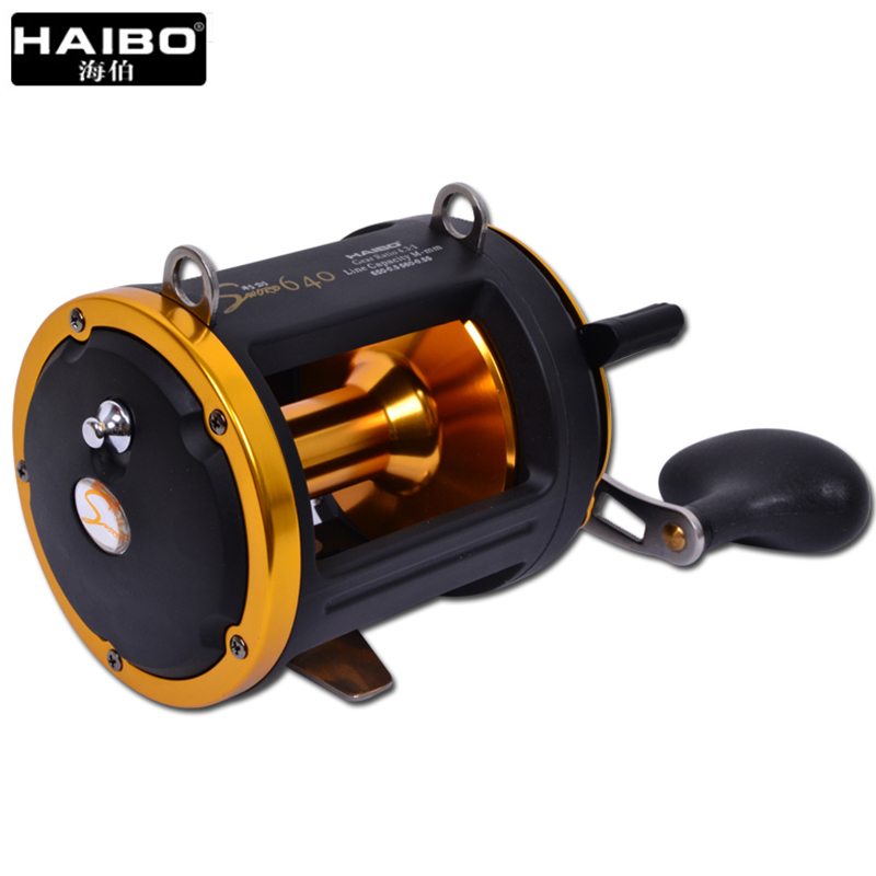 HAIBO 4.3:1 6BB Trolling Fishing Reels BIG GAME REEL Gigging Reel For Deep Sea Fishing