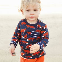 Brand Mini Rodini Kids Clothes Cute Fashion Autumn Boys T Shirt Designer Toddler Baby Boys Clothes Cotton Long Sleeve Tee Shirts