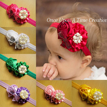 2015 hair bows hairbands for newborn baby girl hair accessories kids tiara headbands flower headband bebes tiaraH7