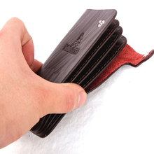 Excellent Quality 1pcs Men s Women s Leather Credit Card Holder Case card holder wallet Business