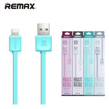 Remax Mobile Phone Cable Flat Wire 100cm Charge Data Transmit for Apple iPhone for Air Mini for Android Mobile Phone