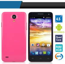 4 5 Unlocked MT6582 Quad Core Smartphone Android 4 4 ROM 4GB RAM 512MB WCDMA GSM