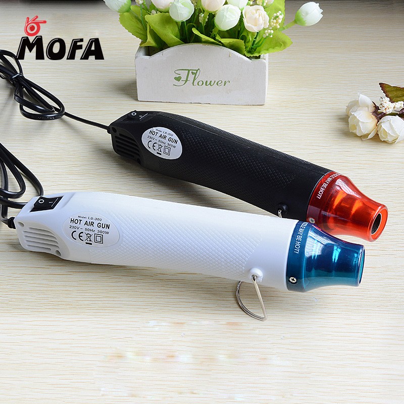 220V-300W-FIMO-hot-air-gun-DIY-handmade-pottery-clay-mud-Using-Heat-Gun-Electric-Power-tool-hair-protruding-pink-rubber-stamp
