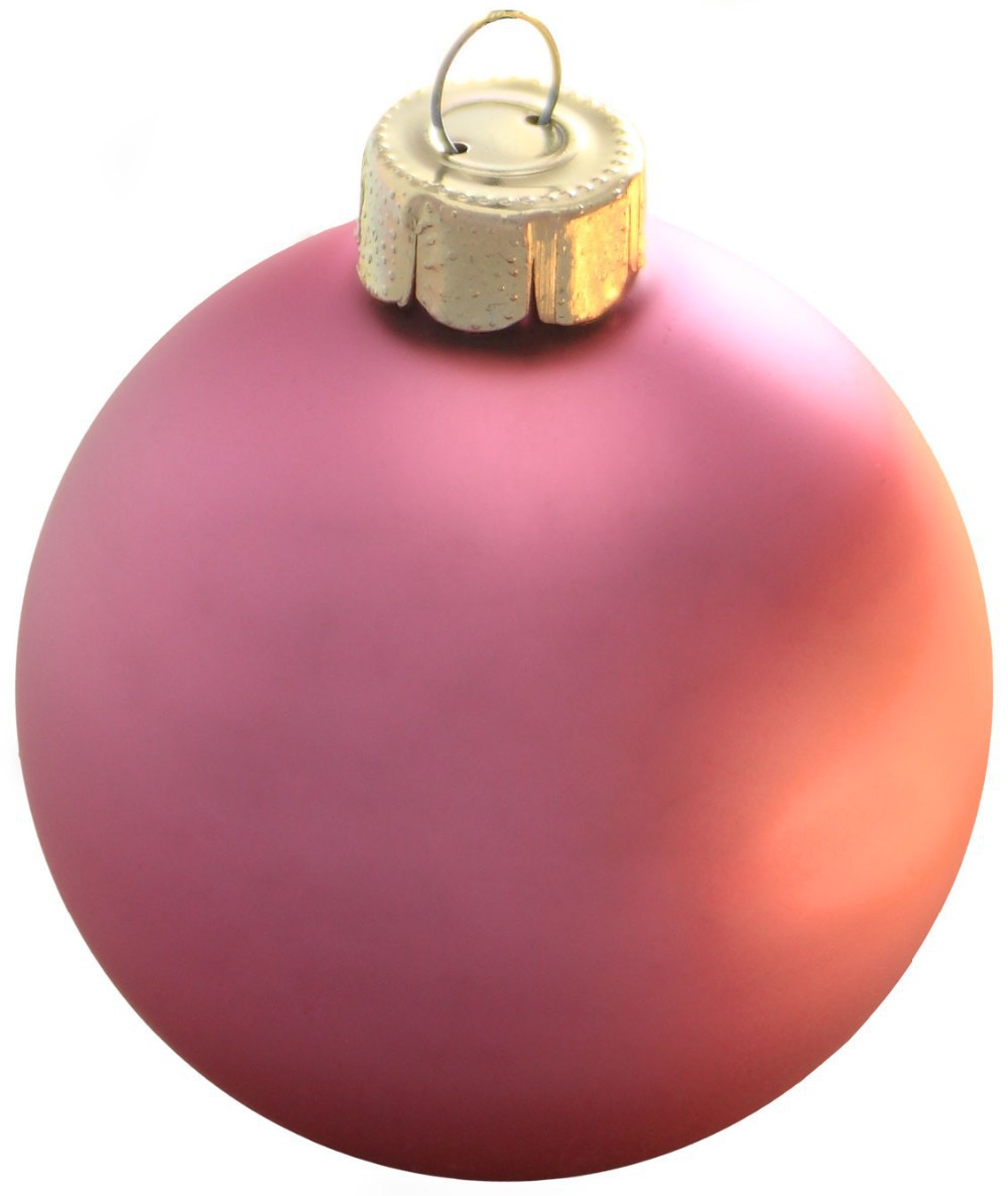 Boule noel rose