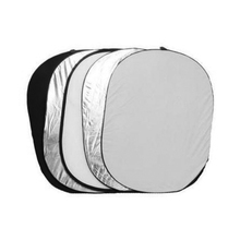 ASHANKS Round Flash Photo Studio Collapsible Light Reflector 60X 90CM Golden Silver White Translucent Observing claquete